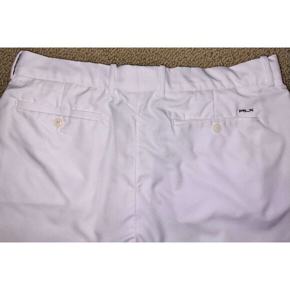 Men's White Ralph Lauren RLX Classic Fit Shorts (Size 34) - Picture 5 of 8